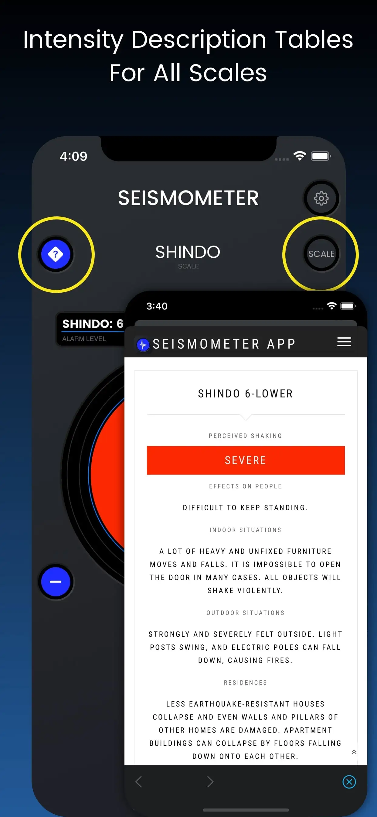 Seismometer App Screenshot 5